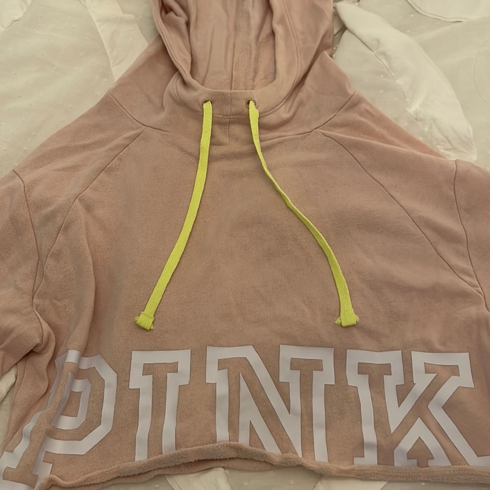 Victoria Secret Cropped Hoodie